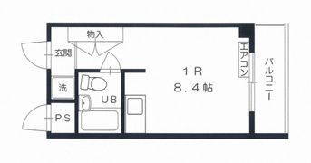 小松コーポ御幸の間取り画像