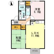 シャトレー富貴ノ台 Bの間取り画像