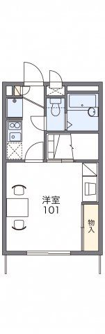 レオパレス吉備中山の間取り画像