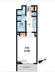 パシフィックコート目黒南の間取り画像
