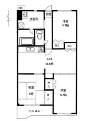 ベルクラントの間取り画像
