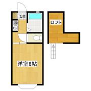 ハイツヒロの間取り画像