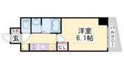 エステムコート神戸元町Ⅱブリーズの間取り画像