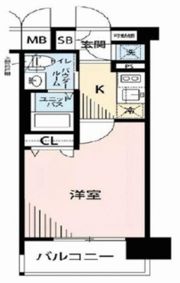 エスリード弁天町パークレイスの間取り画像