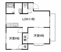 グリーンハイツ福島C棟の間取り画像