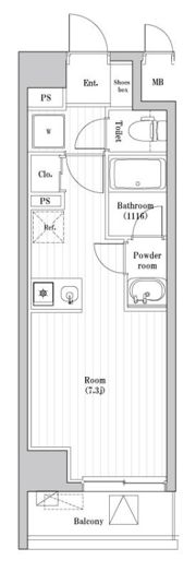 南千住レジデンスの間取り画像