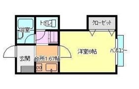 花ノ木コーポの間取り画像