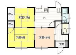 佐藤一戸建て(倉富134）の間取り画像