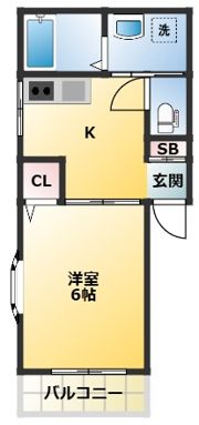 STハイツの間取り画像