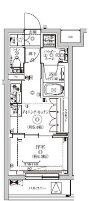 セジョリ東陽町Ⅱの間取り画像