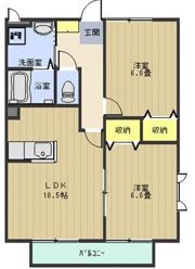 ソ・レーユBの間取り画像
