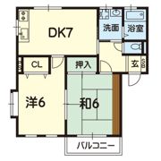 メゾンエスポワールの間取り画像