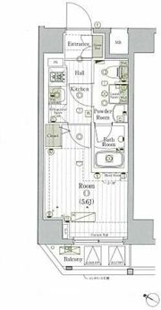 リライア横濱大通り公園の間取り画像