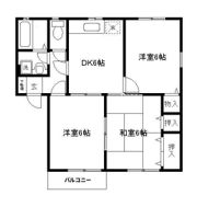 ウエスト二番館の間取り画像