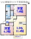 グレイス浜野Dの間取り画像