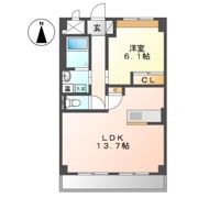 サンライズ氷川町の間取り画像