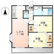 ピアノフォルテの間取り画像