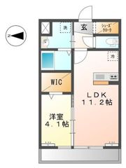 プレステージ 庭瀬Ⅱの間取り画像
