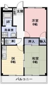 オウクレスト川添の間取り画像