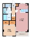 ラフォーレ1号棟の間取り画像