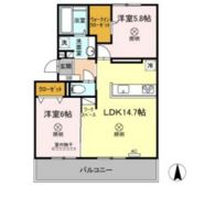 プレジオあくら C棟の間取り画像