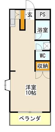 メゾン新栄Ⅲの間取り画像