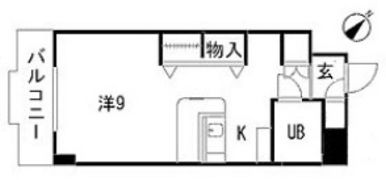 グリーンヴィラ府中B棟の間取り画像