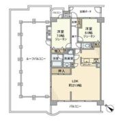 ライオンズマンション千里上山手の間取り画像