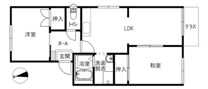 フレグランスSK1の間取り画像