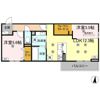 クランツ北井門Aの間取り画像