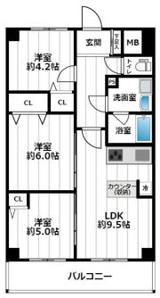 （仮称）清瀬マンションの間取り画像