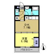マリンキャッスル新舞子の間取り画像