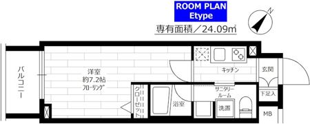 グランドコンシェルジュ蒲田の間取り画像