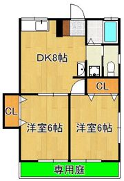 ハニーズ日吉台の間取り画像