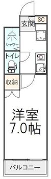 パークヒルズの間取り画像