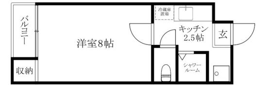 F愛光マンションの間取り画像