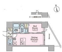 ティモーネグランデ田端ノルドの間取り画像