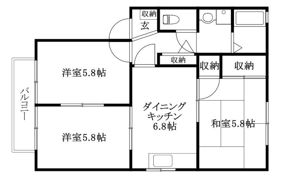 ディアス八木 B棟の間取り画像