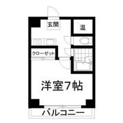 メッセ荒巻の間取り画像