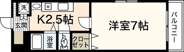 リベルタ可愛の間取り画像