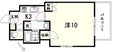 シャテロ矢賀の間取り画像