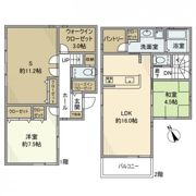 菊名戸建の間取り画像