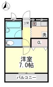 アビテ六甲の間取り画像