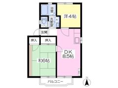 エスポワール MANBA D棟の間取り画像
