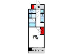 RJRプレシア西小倉駅前の間取り画像