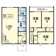 クラリス麻生田 A棟の間取り画像