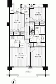 シエールグラン洋光台南公園の間取り画像