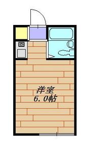 生活保護受給者支援賃貸マンション ハイツ中嶋の間取り画像