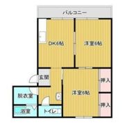 コーポラス西脇の間取り画像