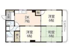 ベルメゾンドレミの間取り画像